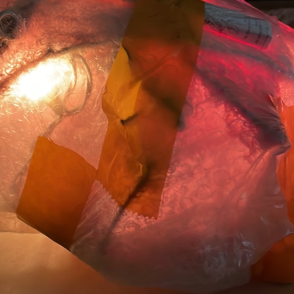 Light Up Flying Pig Pink Christmas Holiday Time 26 inches tall indoor outdoor - Picture 8 of 12